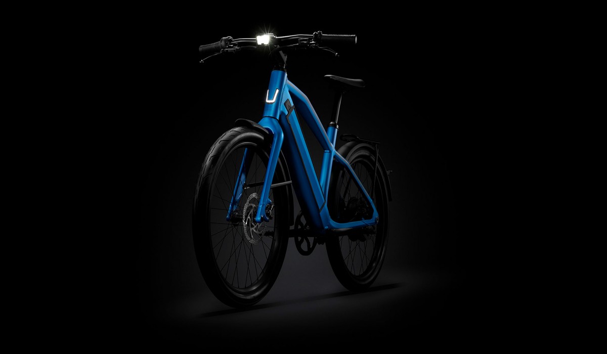 Le Stromer ST2 avec cadre Sport et Comfort, position de conduite personnalisable, poignées ergonomiques et suspension optionnelle.